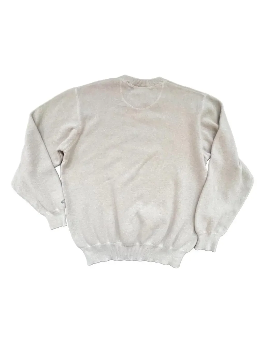 Greg Norman 100% Cotton Oatmeal‎ Knit Sweatshirt -  Small
